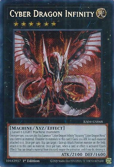 Cyber Dragon Infinity Secret Rare #RA04-EN068