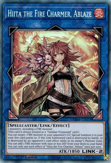 Hiita the Fire Charmer Ablaze PCR #RA04-EN074