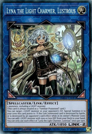 Lyna the Light Charmer Lustrous PCR #RA04-EN081
