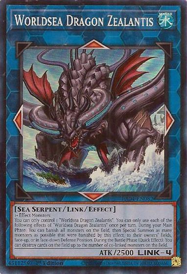 Worldsea Dragon Zealantis #RA04-EN082