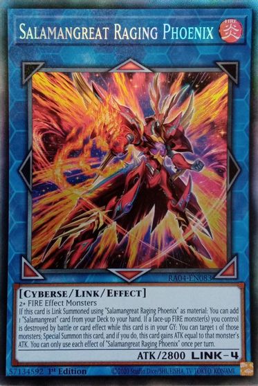 Salamangreat Raging Phoenix PCR #RA04-EN083
