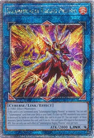 Salamangreat Raging Phoenix Quarter Century Secret Rare #RA04-EN083