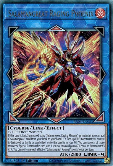 Salamangreat Raging Phoenix PUR #RA04-EN083