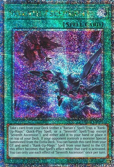 Seventh Ascension Quarter Century Secret Rare #RA04-EN098