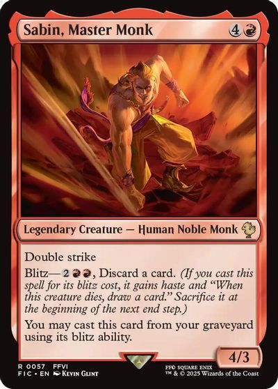 Sabin Master Monk #57