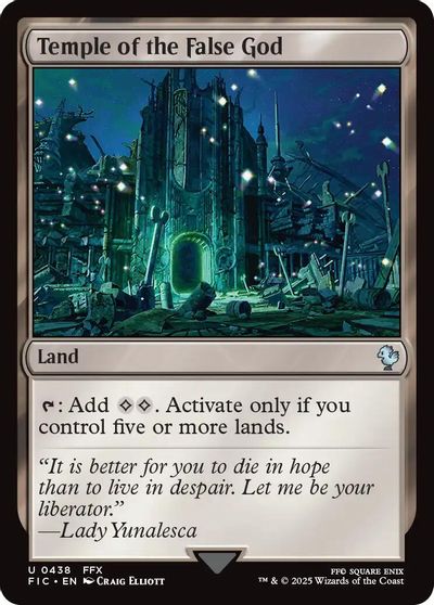 Temple of the False God #438