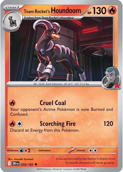 Team Rocket's Houndoom - 038/182