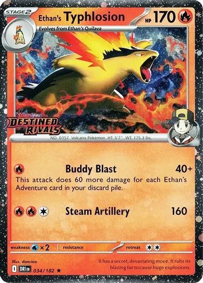 Ethan's Typhlosion [Stamped] #34
