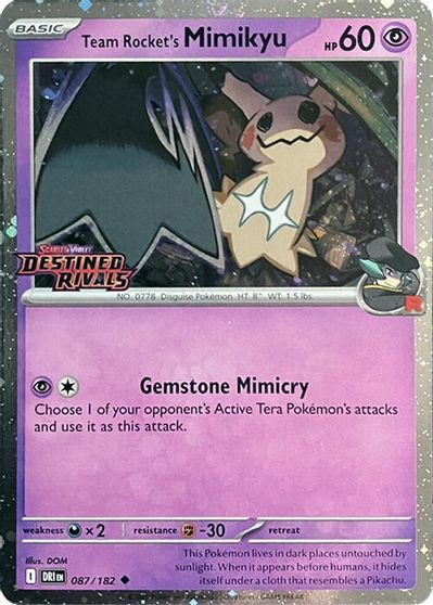 Team Rocket's Mimikyu [Prerelease] #87