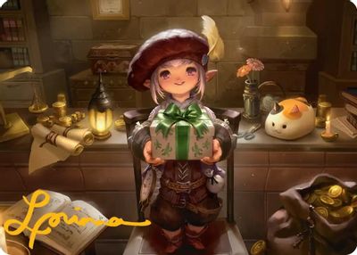 Tataru Taru Art Card Gold Stamped Signature #25