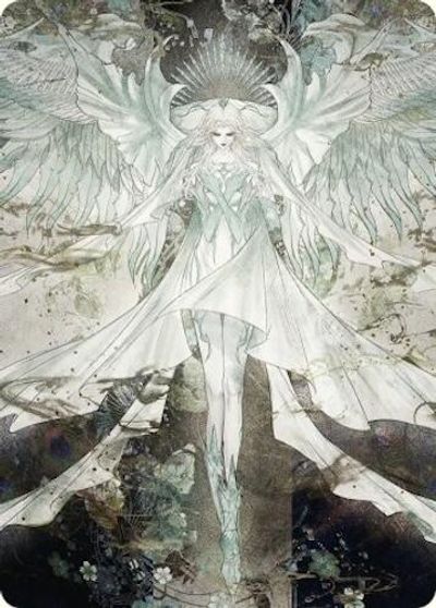 Hydaelyn the Mothercrystal Art Card Gold Stamped Signature