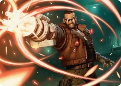 Barret Wallace Art Card #8