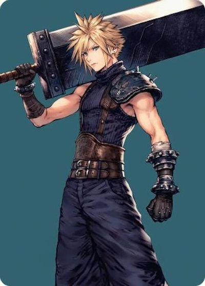 Cloud Ex SOLDIER Art Card #50