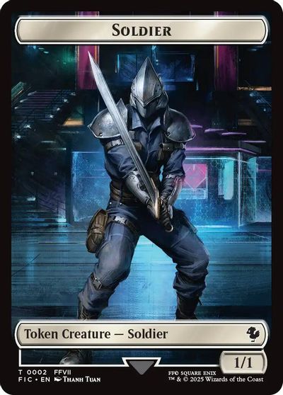 Soldier Rebel Double Sided Token #2 // 7