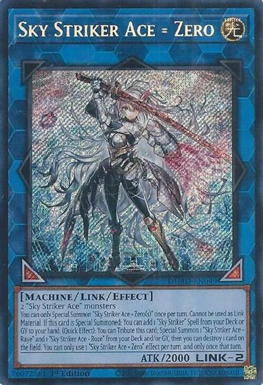 Sky Striker Ace = Zero #DUAD-EN049