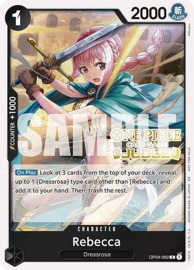 Rebecca Judge Pack Vol 6 #OP04-092