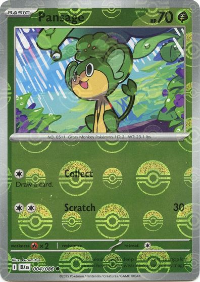 Pansage (Poke Ball Pattern)