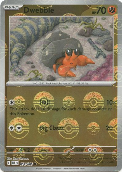 Dwebble (Poke Ball Pattern)