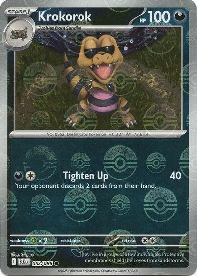 Krokorok (Poke Ball Pattern)