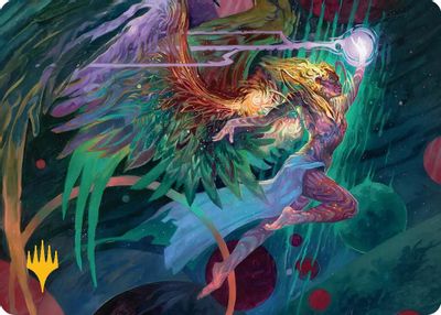 Exalted Sunborn Art Card (Gold-Stamped Signature)