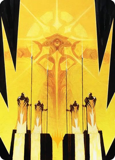 Hardlight Containment Art Card Gold Stamped Planeswalker Symbol #4