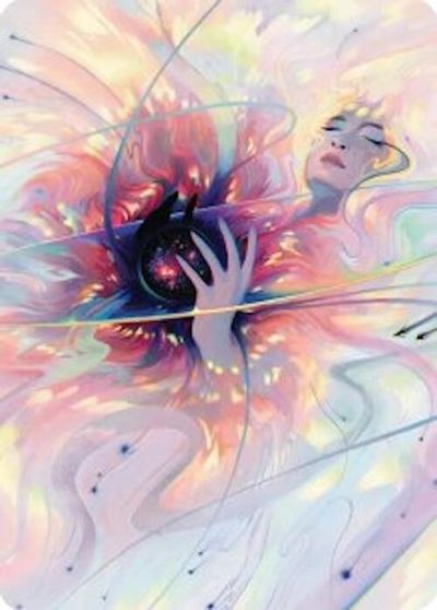 Beyond the Quiet Art Card Gold Stamped Signature