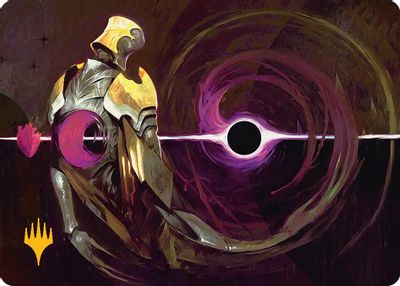 Gravkill Art Card Gold Stamped Planeswalker Symbol #14