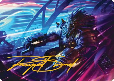 Tannuk Steadfast Second Art Card Gold Stamped Signature #19