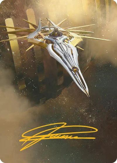 Dawnsire Sunstar Dreadnought Art Card Gold Stamped Signature #27