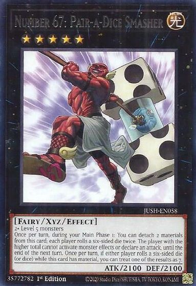 Number 67 Pair a Dice Smasher #JUSH-EN058
