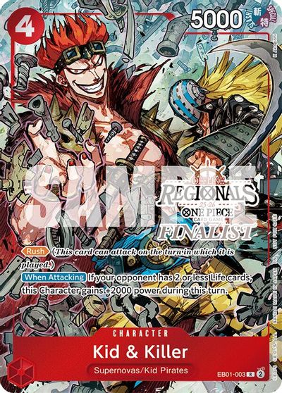 Kid and Killer Offline Regional Finalist Card Set 2025 Vol2 #EB01-003