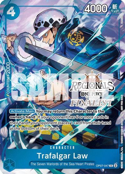 Trafalgar Law Offline Regional Finalist Card Set 2025 Vol2 #OP07-047