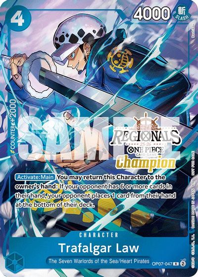 Trafalgar Law Offline Regional Champion Card Set 2025 Vol2 #OP07-047