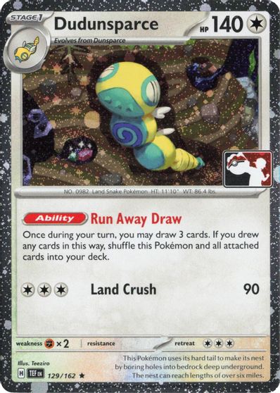 Dudunsparce [Prize Pack] #129