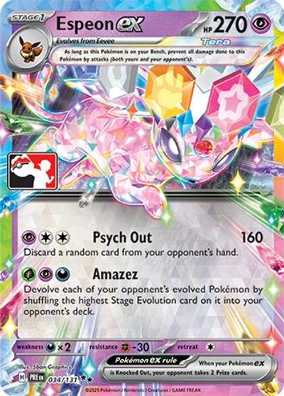 Espeon Ex [Prize Pack] #34