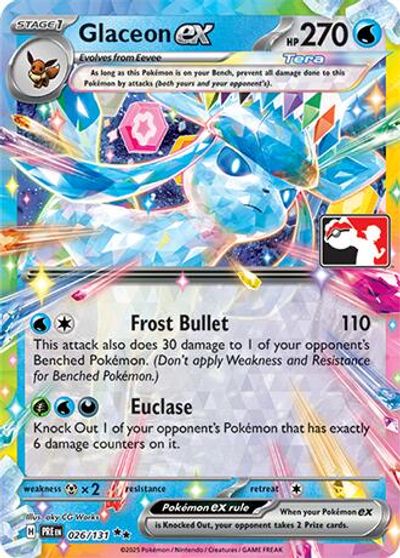Glaceon Ex [Prize Pack Series 7] #26