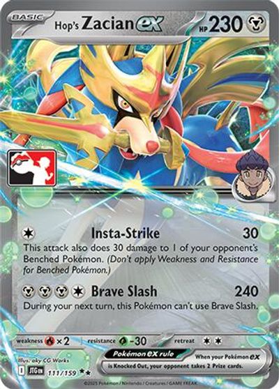 Hop's Zacian Ex [Prize Pack] #111