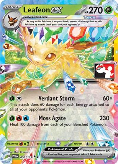 Leafeon Ex [Prize Pack Series 7] #6