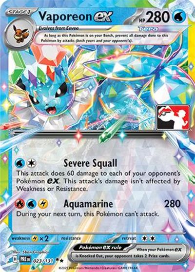 Vaporeon Ex [Prize Pack] #23