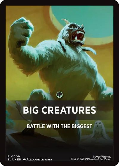 Big Creatures Theme Card #9