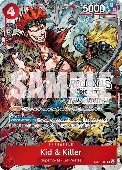 Kid and Killer Online Regional Finalist Card Set 2025 Vol2 #EB01-003