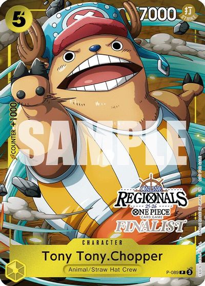 Tony TonyChopper Online Regional Finalist Card Set 2025 Vol2 #P-089