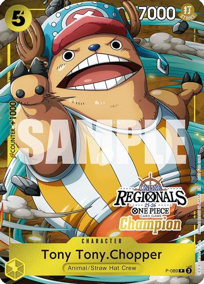 Tony TonyChopper Online Regional Champion Card Set 2025 Vol2 #P-089