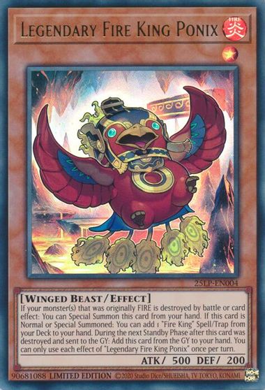 Legendary Fire King Ponix #25LP-EN004
