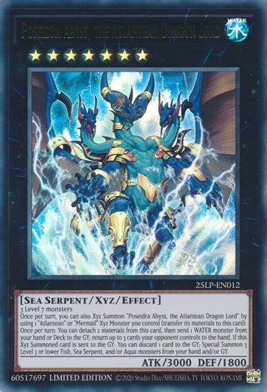 Poseidra Abyss the Atlantean Dragon Lord #25LP-EN012