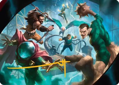 Behold the Sinister Six Art Card 7 54