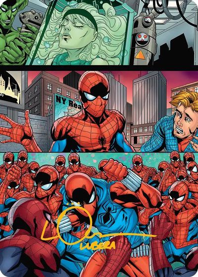 The Clone Saga Art Card Gold Stamped Signature #42