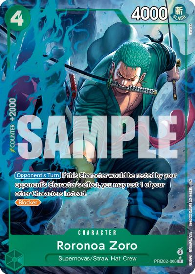 Roronoa Zoro - PRB02-006 (Alternate Art)