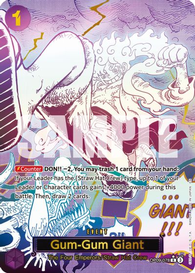 Gum-Gum Giant (Alternate Art)