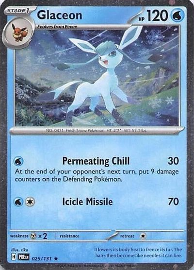 Glaceon [Cosmos Holo] #25